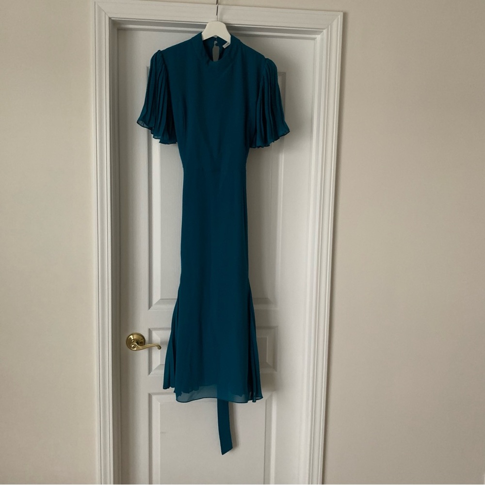 Perspective Blue Maci Dress Size:8.